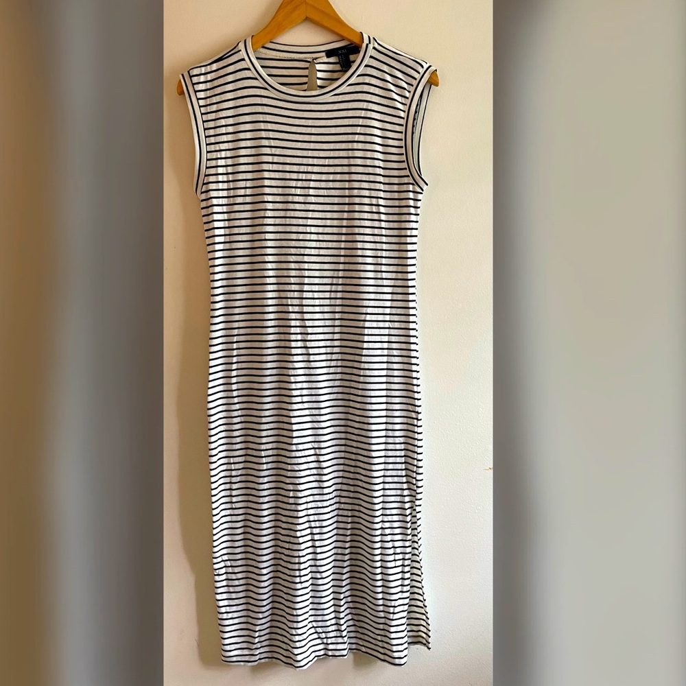 Forever 21 Striped Midi Dress